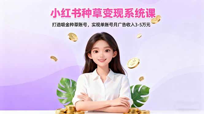 小红书种草变现系统课:打造吸金种草账号,实现单账号月广告收入3-5万元 小红书种草变现系统课:打造吸金种草账号,实现单账号月广告收入3-5万元