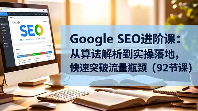 Google SEO进阶课:从算法解析到实操落地,快速突破流量瓶颈 Google SEO进阶课:从算法解析到实操落地,快速突破流量瓶颈