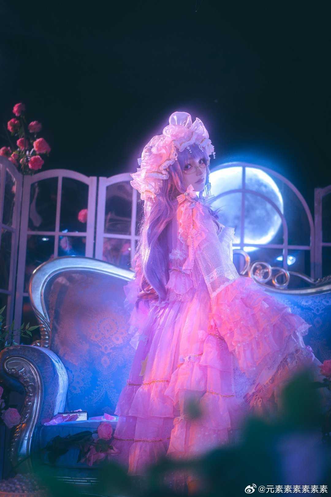 COSPLAY东方project帕秋莉·诺蕾姬@元素素素素素素