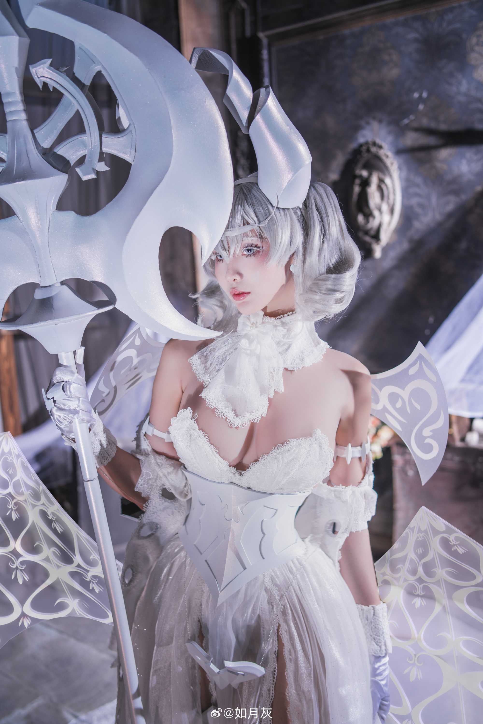 cosplay游戏王白银城拉比林斯白银姬@如月灰