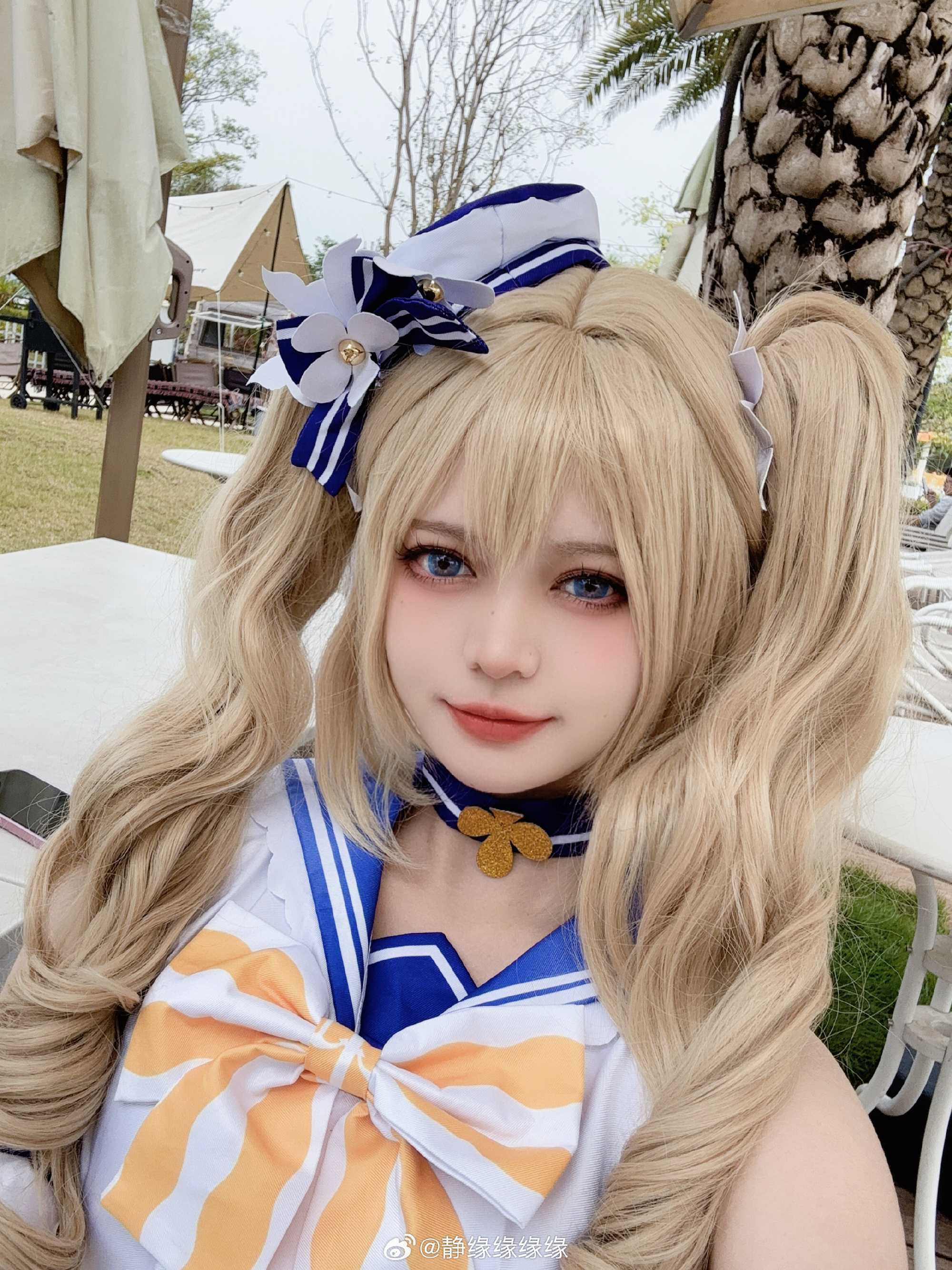 COSPLAY原神芭芭拉@静缘缘缘缘
