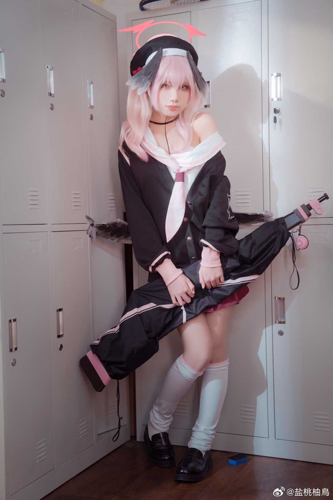 cosplay蔚蓝档案下江小春@盐桃柚鳥