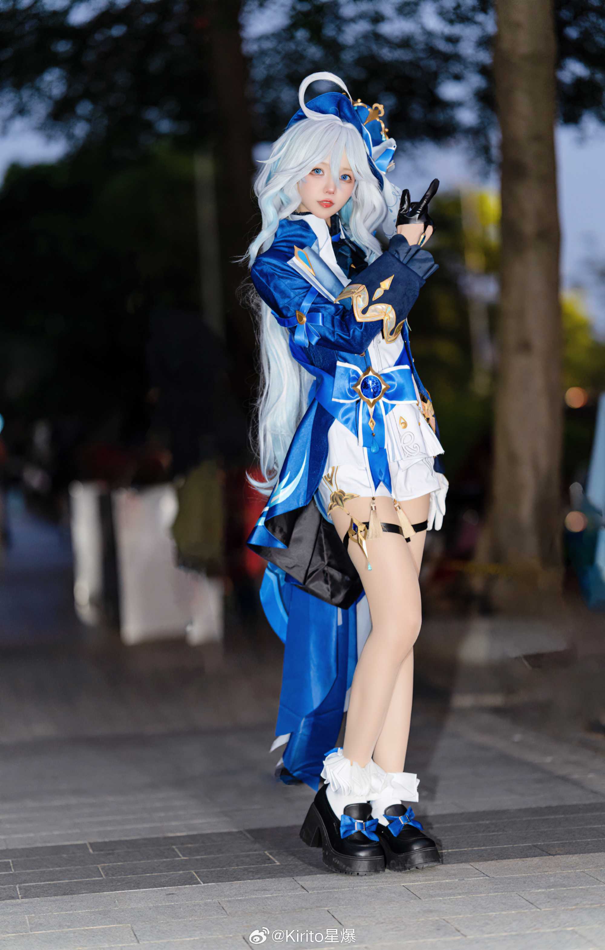 cosplay原神芙卡洛斯芙宁娜@猫步她老公哀子