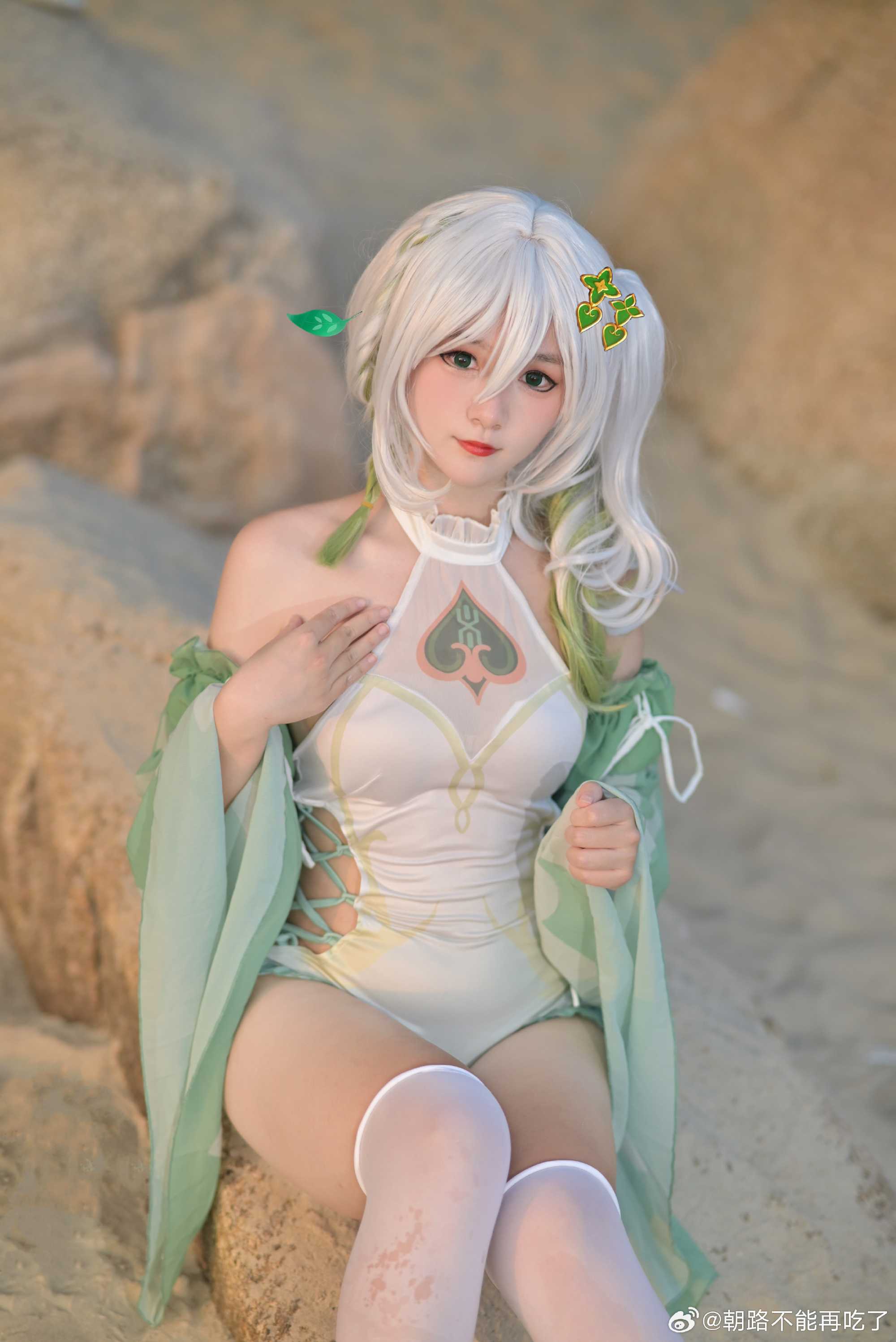 cosplay纳西妲草神@朝路不能再吃了