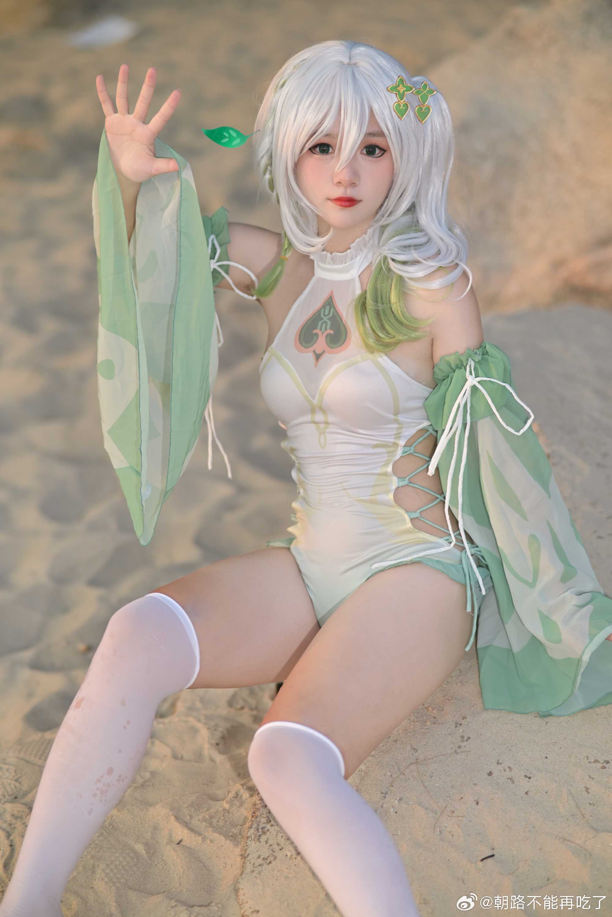 cosplay纳西妲草神@朝路不能再吃了