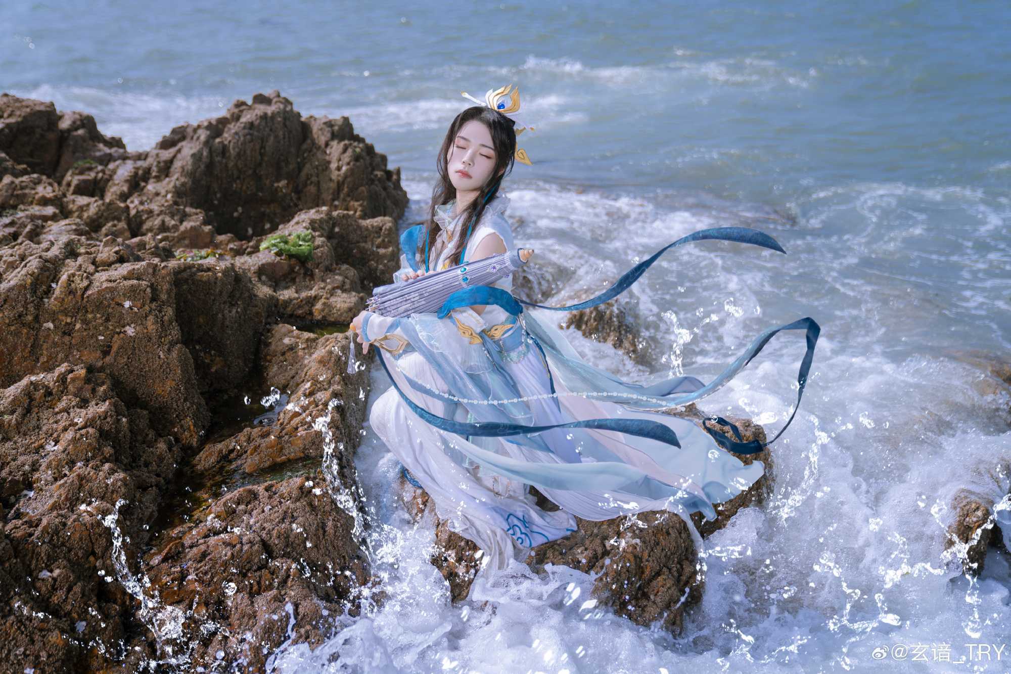 cosplay剑网3夺夜伞娘@玄谙_TRY