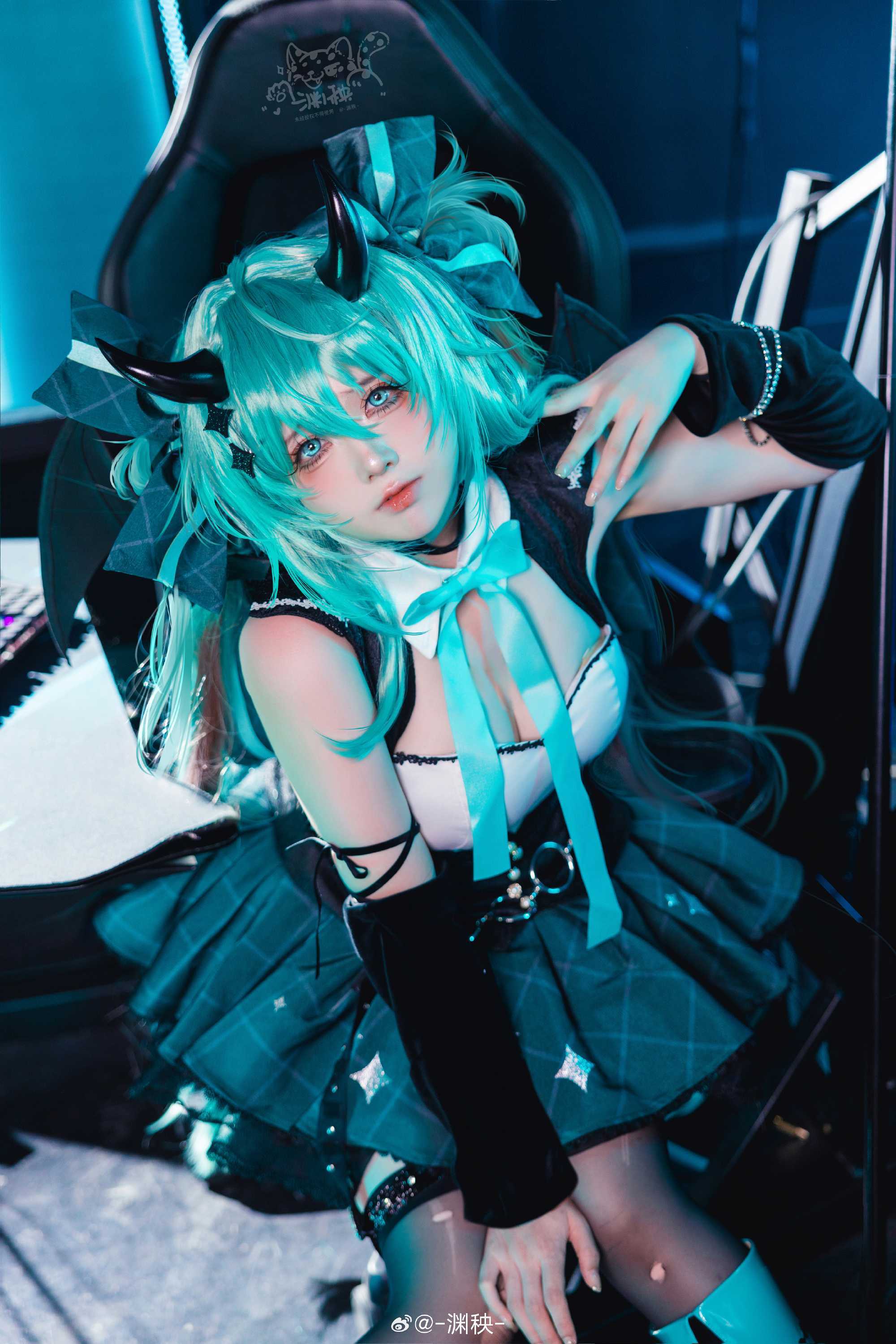 cosplay初音未来小浣熊cos@-渊秧-