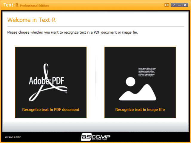 ASCOMP Text-R(OCR文字识别软件) Pro v2.009 便携版