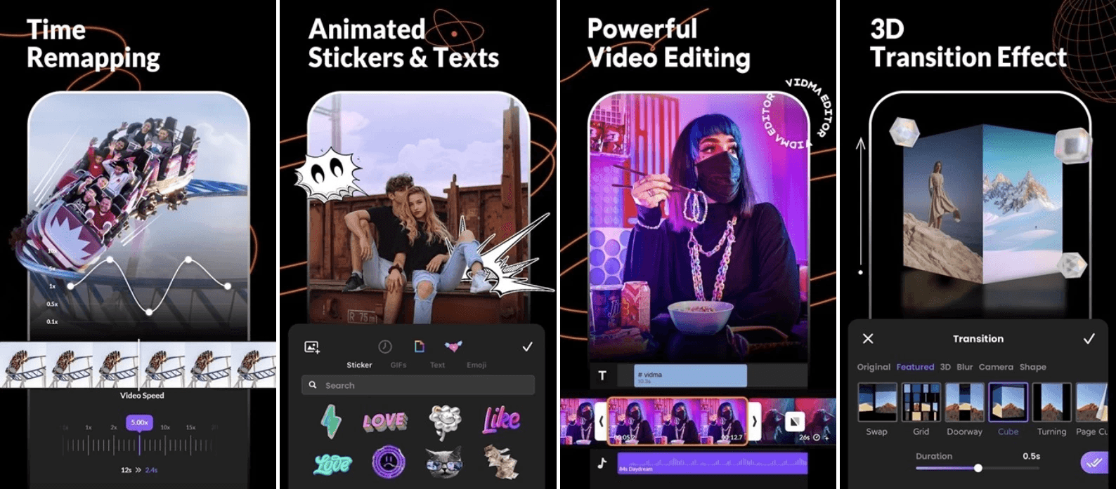 Vidma editor v2.19.7，一款易于使用的音乐视频编辑器和视频制作器