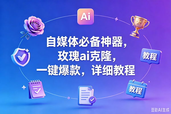 玫瑰克隆工具,一键爆款ai工具,自媒体必备神器,50多个的功能,详细教程