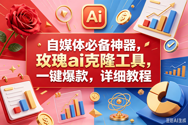 玫瑰ai，一键爆款ai工具，自媒体的必备神器，50多个功能，详细教程