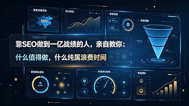 靠SEO做到一亿战绩的人，亲自教你：什么值得做，什么纯属浪费时间【原创双语字幕】