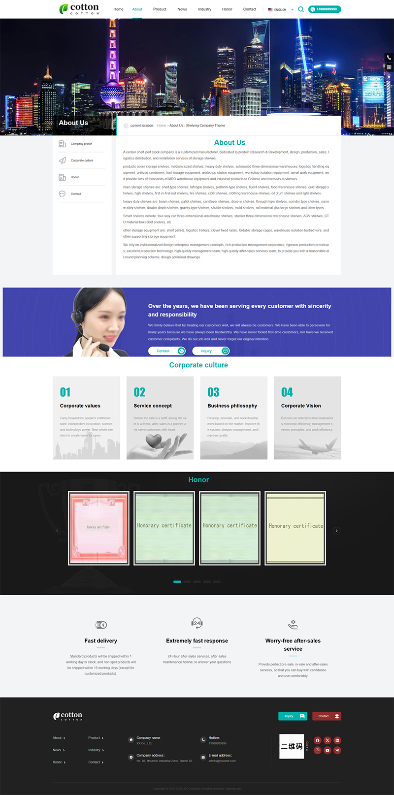 wordpress绿色外贸网站源码跨境询盘响应式企业主题多语言SEO模板