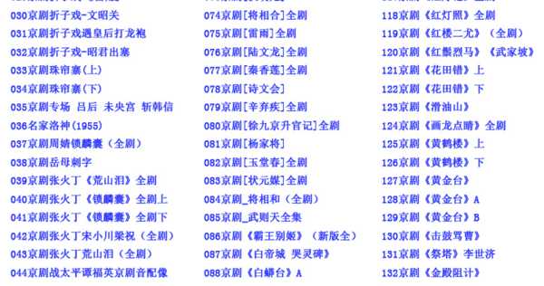 百G京剧mp3音频,全套视频教程学习资料 百G京剧mp3音频,全套视频教程学习资料