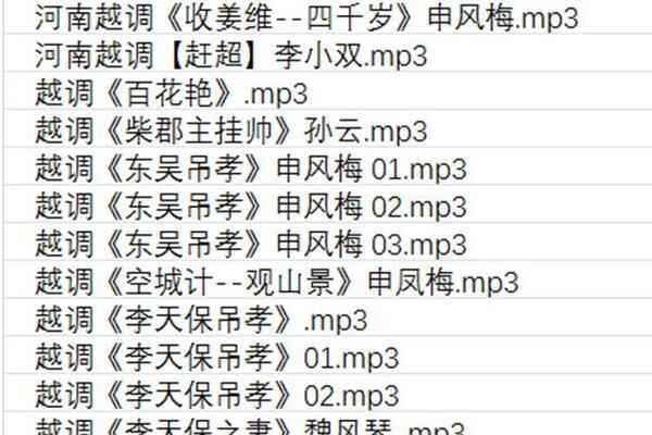 越调-河南越调-音频视频打包 越调-河南越调-音频视频打包