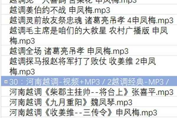 越调-河南越调-音频视频打包 越调-河南越调-音频视频打包