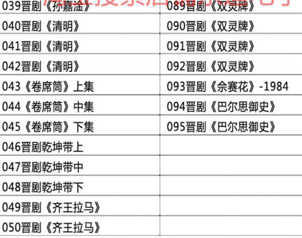 山西晋剧全本戏视频mp3合集 山西晋剧全本戏视频mp3合集