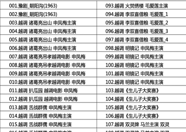 越调-河南越调-音频视频打包 越调-河南越调-音频视频打包
