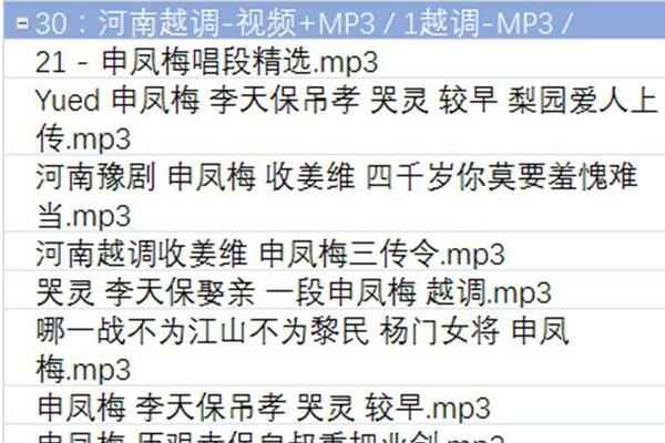 越调-河南越调-音频视频打包 越调-河南越调-音频视频打包
