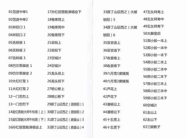 山西晋剧全本戏视频mp3合集 山西晋剧全本戏视频mp3合集