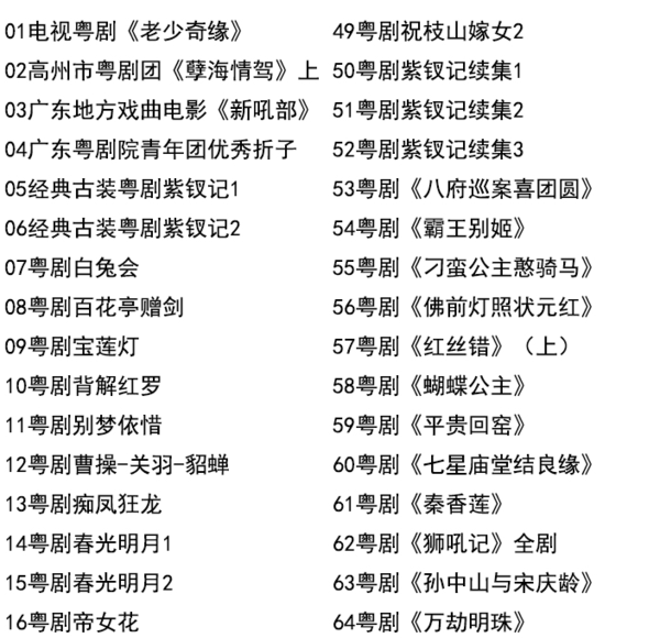 粤剧MP3、视频、电影大全,全套视频教程学习资料 粤剧MP3、视频、电影大全,全套视频教程学习资料