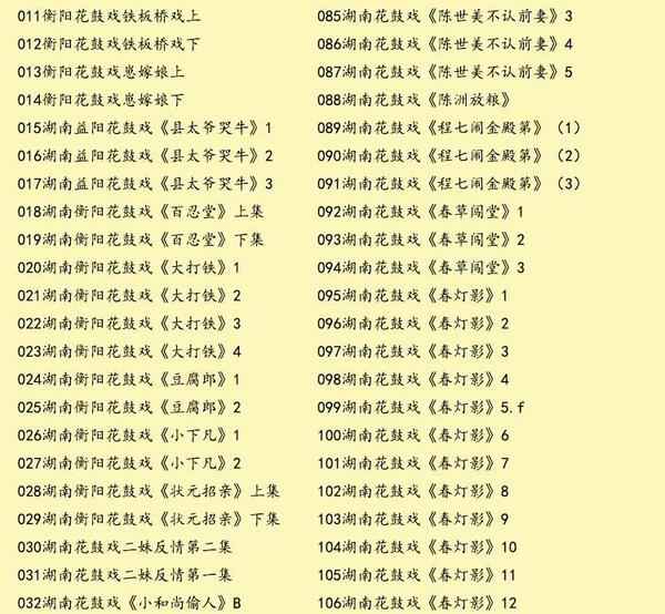 近百G花鼓戏音频视频全集-衡阳花鼓戏-荆州花鼓戏-皖南花鼓戏-湖南花鼓戏大全 近百G花鼓戏音频视频全集-衡阳花鼓戏-荆州花鼓戏-皖南花鼓戏-湖南花鼓戏大全